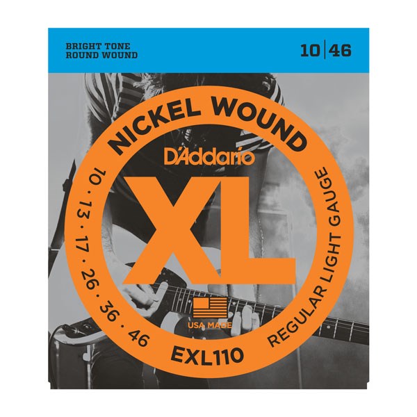 D'Addario EXL110 Nickel Light Electric Guitar Strings